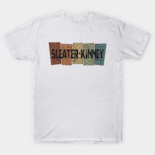 Sleater-Kinney - Retro Pattern T-Shirt